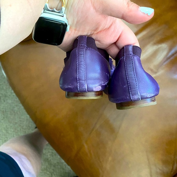 Purple classic Tory Burch flats - Picture 4 of 4